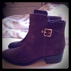 Cole Haan Brown Suede Waterproof Boots